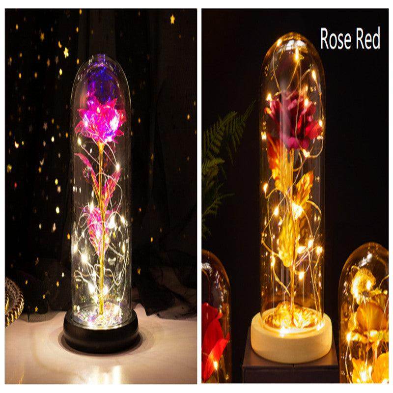 Bouquet Glass Cover Rose | Valentines Gifts for Girlfriend