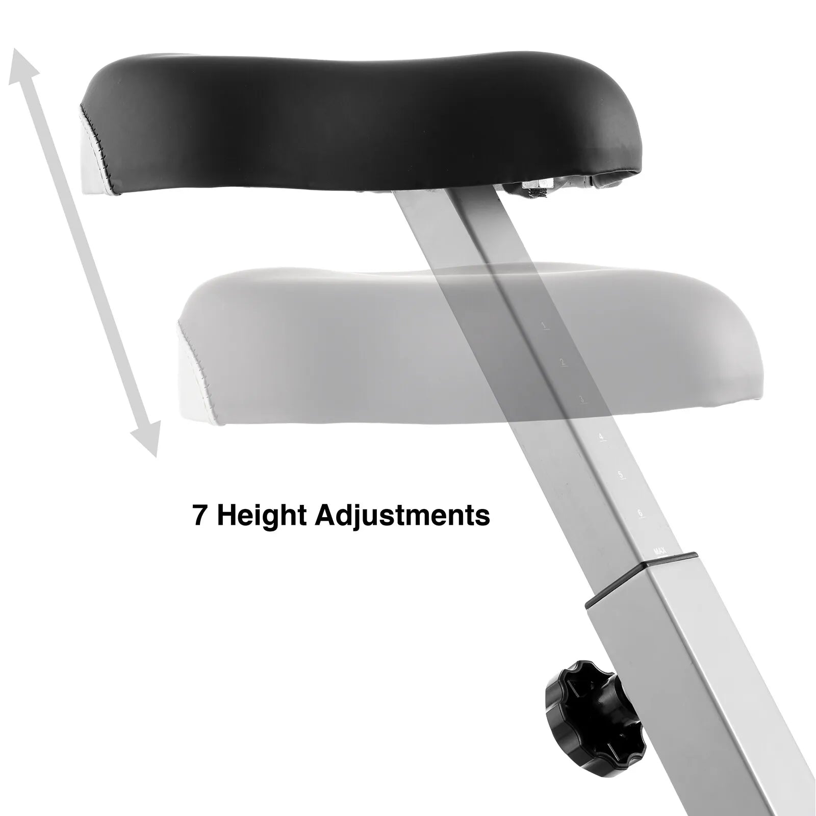 Folding Upright Exercise Bike with Advanced LCD Display