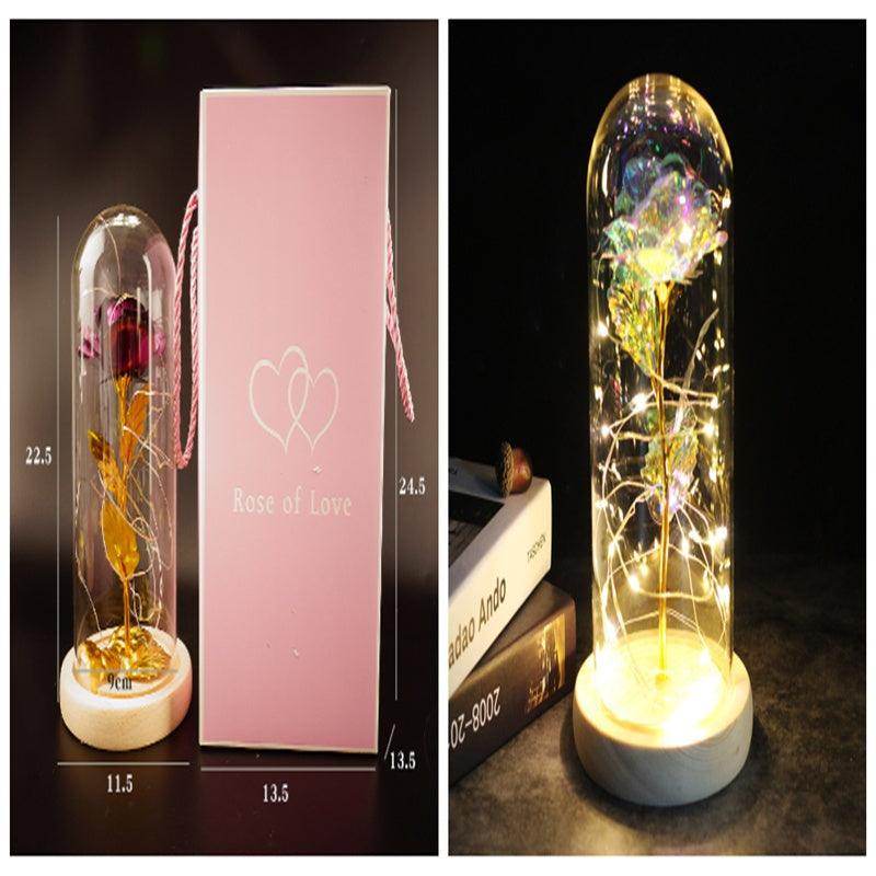 Bouquet Glass Cover Rose | Valentines Gifts for Girlfriend