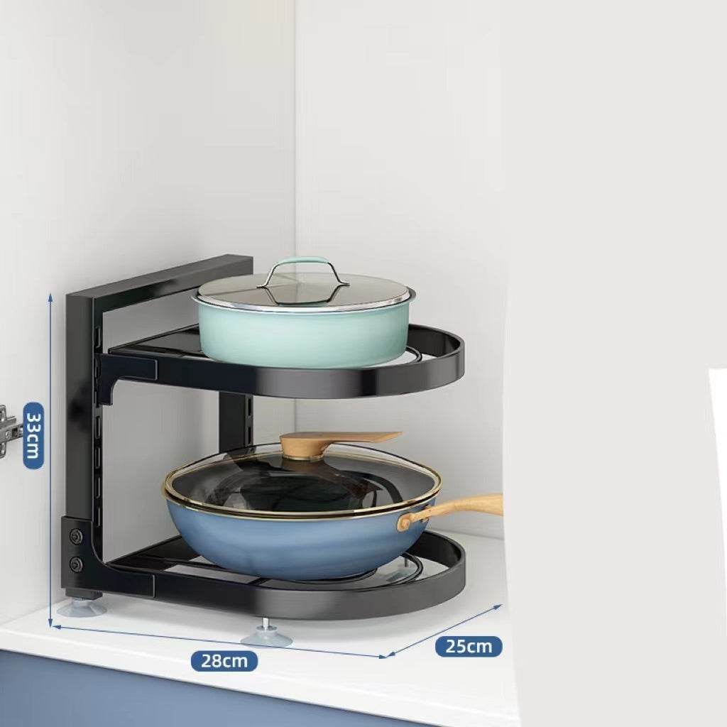 Multi-Layer Under Sink Kitchen Pot Rack