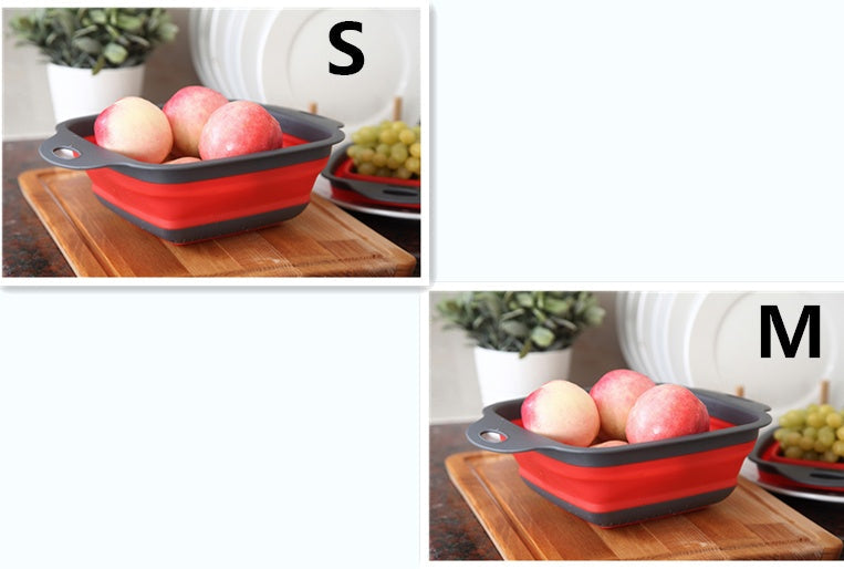🧺 Square Folding Telescopic Drain Basket