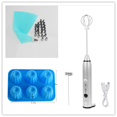 ❄️ Electric Milk Frother – Velvety Foam for Coffee, Lattes & More