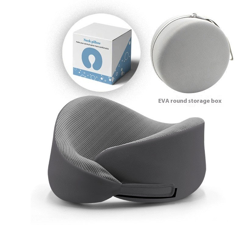 🌟 Adjustable Memory Foam U‑Shaped Travel Neck Pillow