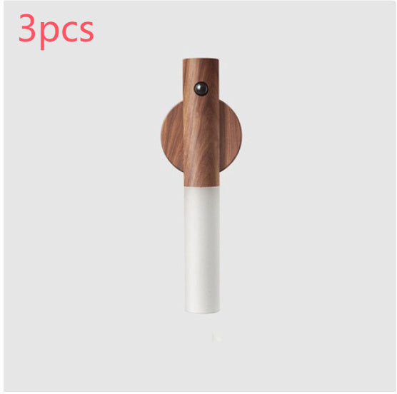 USB Magnetic Wood Motion Night Light