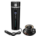 Travel Electric Kettle Portable Heated Water Cup – 450ml Black