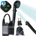 Rechargeable Camping Shower Pump with Display Filter & 4 Modes