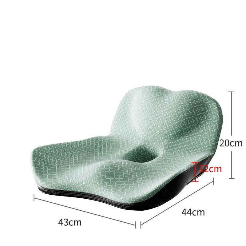 🔥 Heated Cushion with Backrest – Office & Home Ergonomic Seat Pad