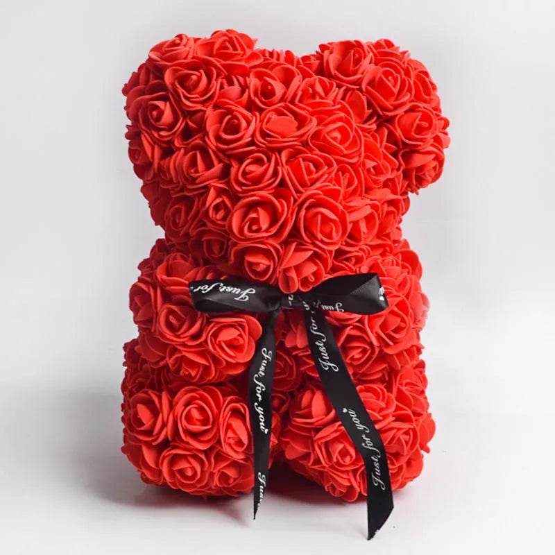 Valentine Foam Forever Rose Teddy Bear