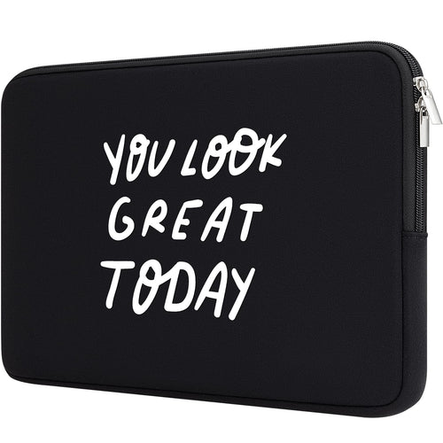 13.3in Laptop Sleeve Protective Soft Carry Case Compatible with 13.3–14in Notebooks – Black