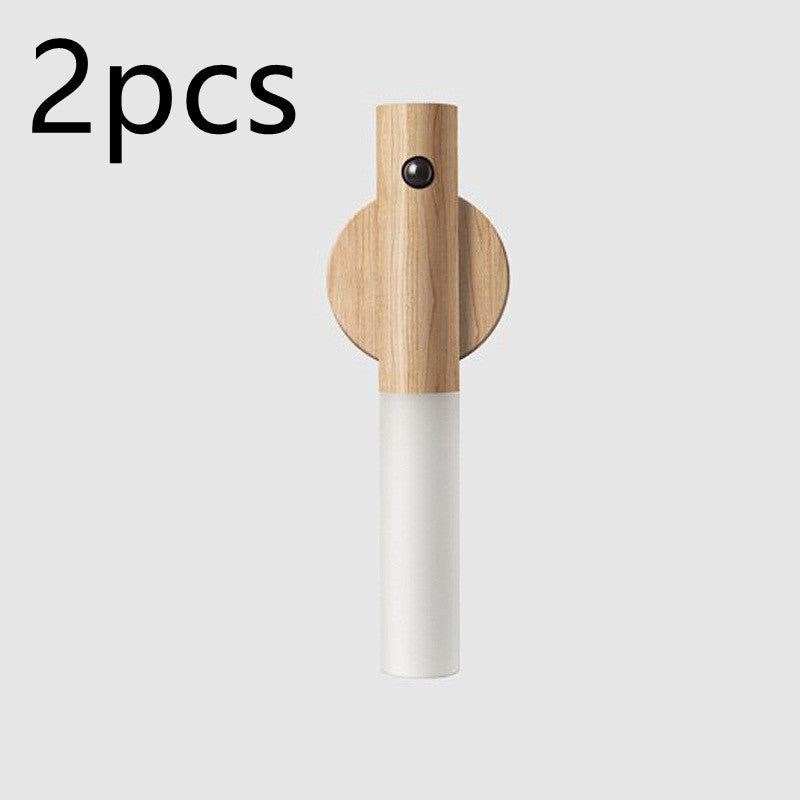 USB Magnetic Wood Motion Night Light
