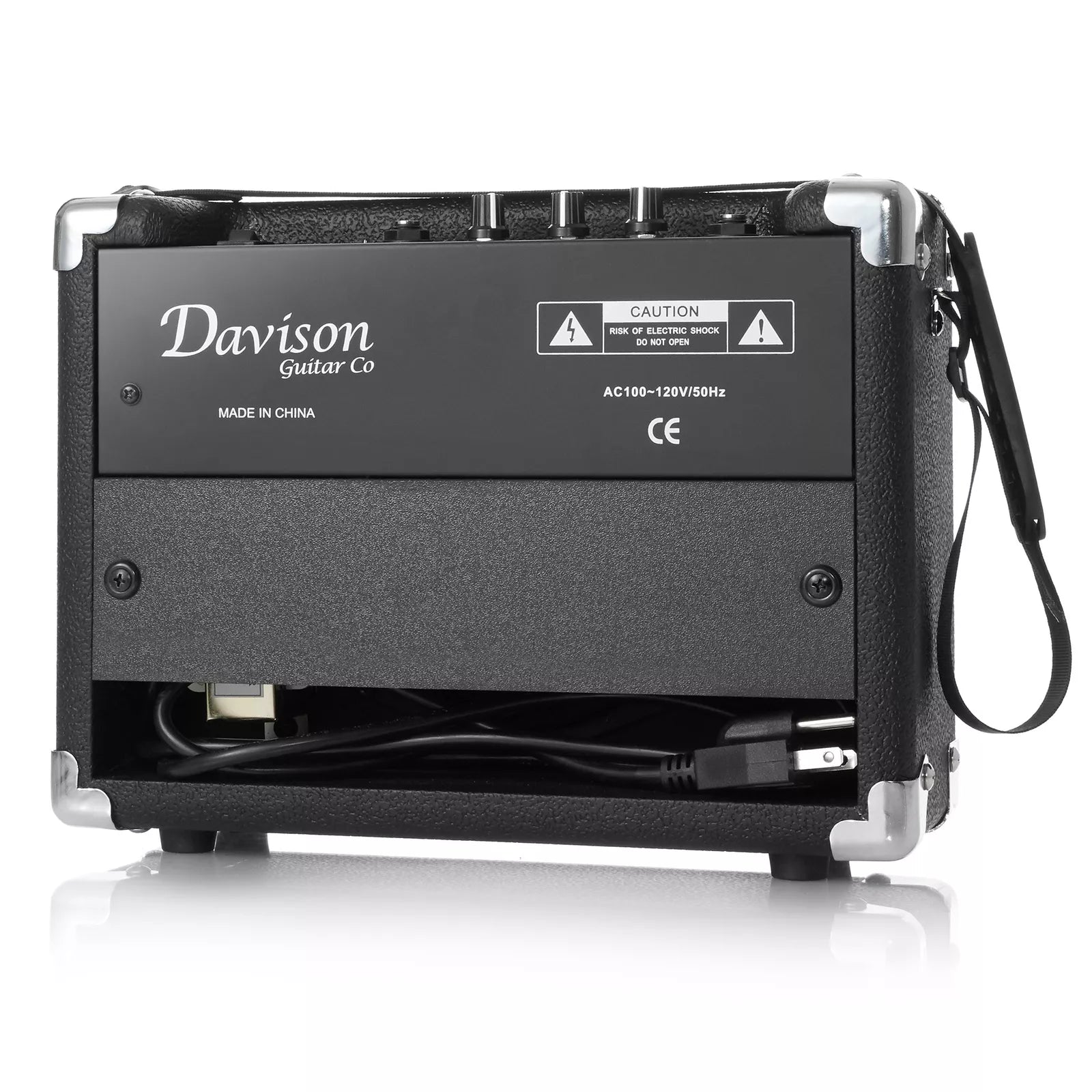 Portable 15-Watt Bass Guitar Amplifier Black
