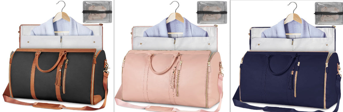 👜 Large Travel Duffle Bag – Waterproof Folding Suit & Clothes Tote