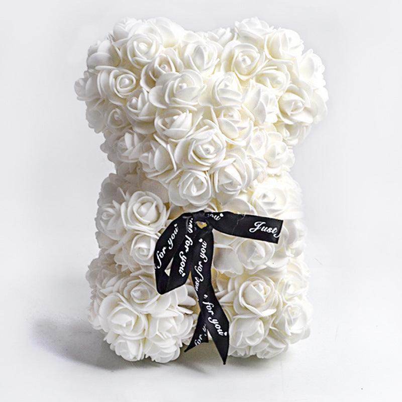 Valentine Foam Forever Rose Teddy Bear