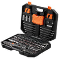 145-Piece SAE & Metric Socket Tool Set with Storage Case
