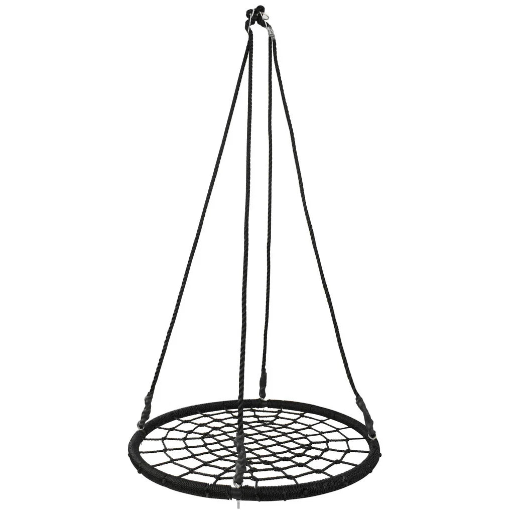 40" Outdoor Spider Web Tree Swing for Kids 600lb Weight Capacity