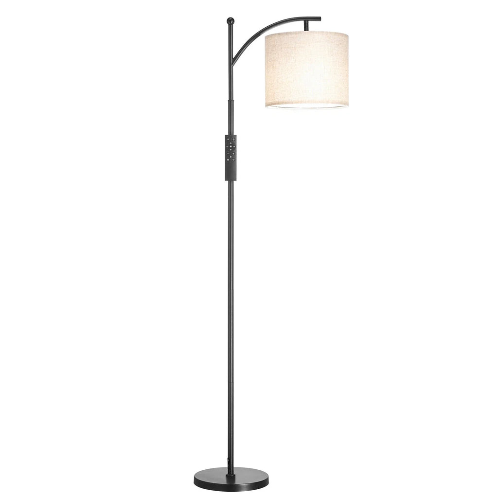 Dimmable Floor Lamp with Remote Control, Adjustable Color Temp Head