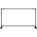 8x10 Ft Heavy-Duty Adjustable Banner Stand Events and Backdrops