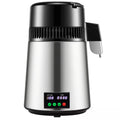 4L Home Water Distiller with Timer Temp Display & Glass Container