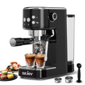 20-Bar Espresso Coffee Maker with Steam Wand Lattes & Cappuccinos