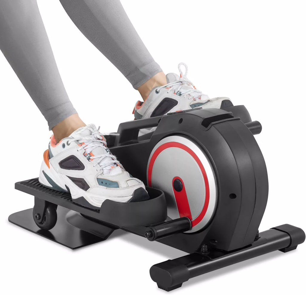 Under Desk Elliptical Machine with 8 Speeds Quiet Motor and Display