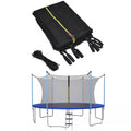 Weather-Resistant 8FT Trampoline Safety Net for 6-Pole Frames