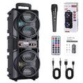 Portable Bluetooth Party Speaker 3000W Bass with LED Lights Remote Pro
