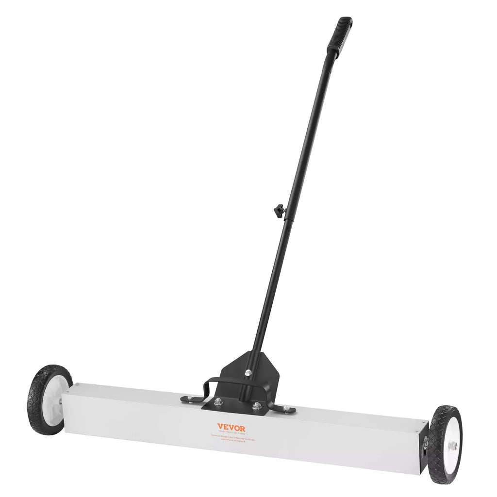 Magnetic Sweeper 36" with Wheels 55 lbs Capacity Adjustable Rod