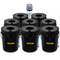 8-Bucket DWC Hydroponic System 5 Gallon Capacity