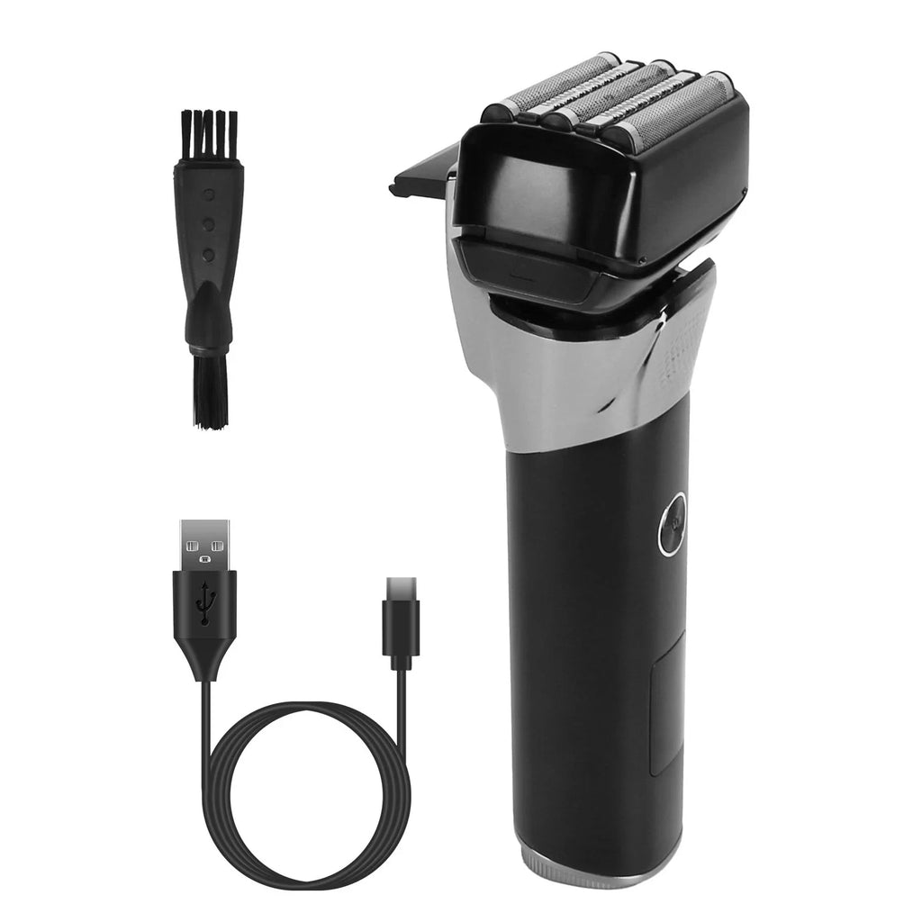 Mens 5-Blade Electric Foil Shaver Wet Dry Razor Dual Speed Trimmer