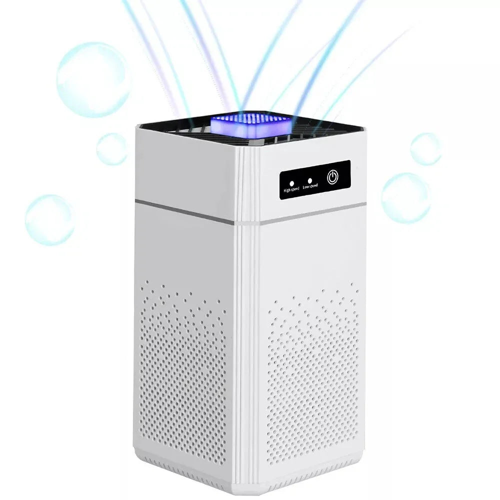 Portable HEPA Air Purifier USB Large Room Cleaner Smoke Dust Odor