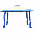 13' x 13' Pop-Up Gazebo Canopy Tent with Ventilation Blue