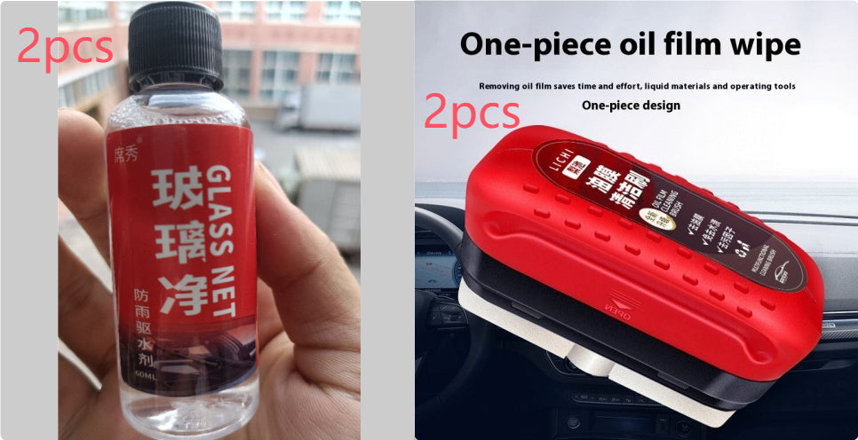 🚘 Car Windshield Cleaning Brush – Oil Film & Glass Dirt Remover Tool