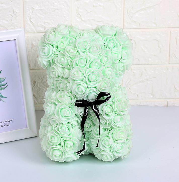 Valentine Foam Forever Rose Teddy Bear