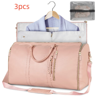 👜 Large Travel Duffle Bag – Waterproof Folding Suit & Clothes Tote