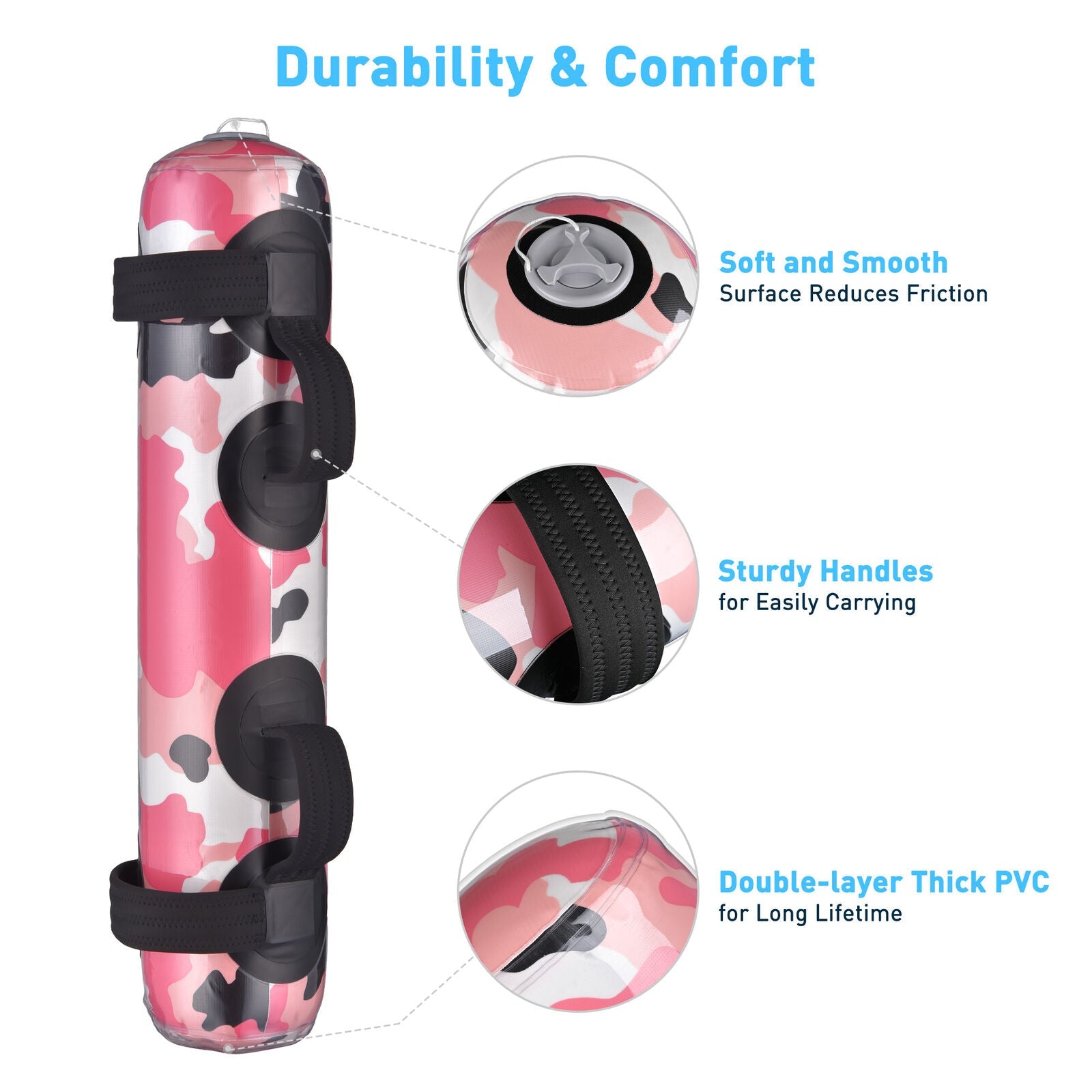 Portable Aqua Bag Home Gym Exercise Heavy Duty Strength Training Bag
