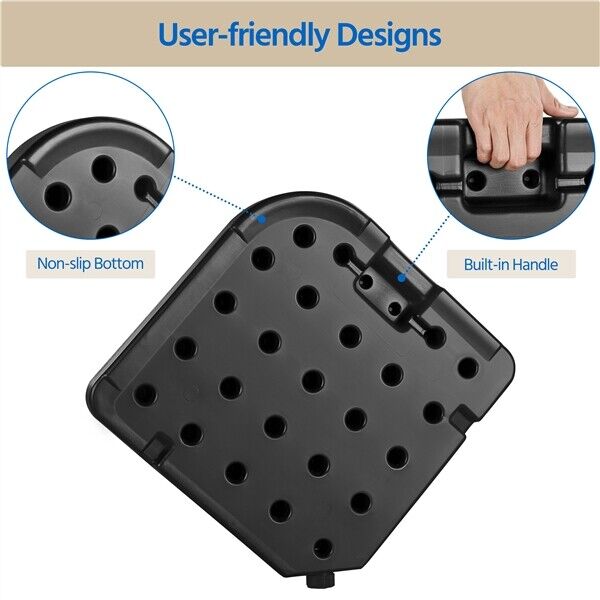 Outdoor Umbrella Base Stand 4-Piece Square Shaped Fillable Plates