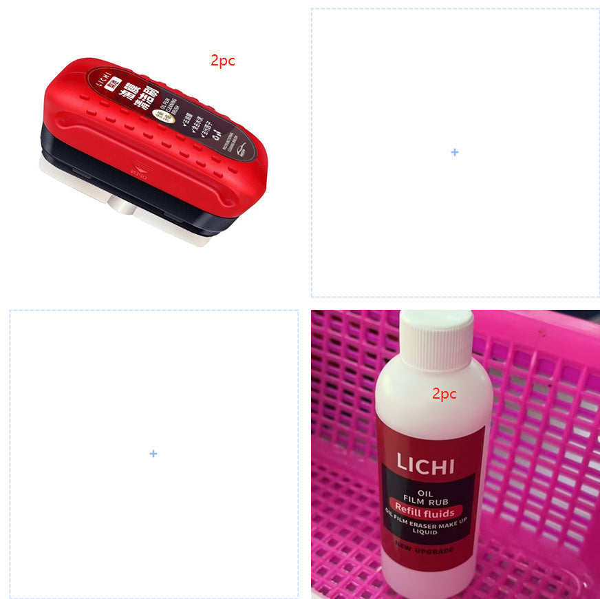 🚘 Car Windshield Cleaning Brush – Oil Film & Glass Dirt Remover Tool