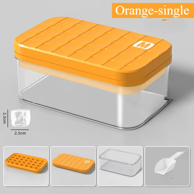 21-Grid Silicone Ice Cube Tray