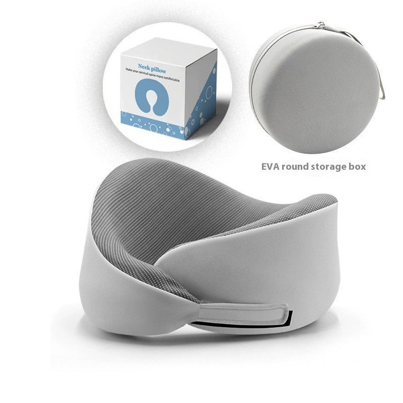 🌟 Adjustable Memory Foam U‑Shaped Travel Neck Pillow