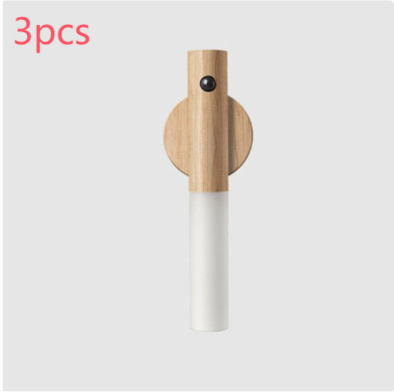 USB Magnetic Wood Motion Night Light