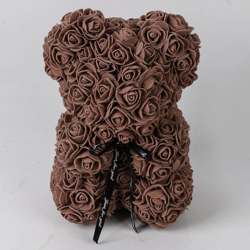 Valentine Foam Forever Rose Teddy Bear