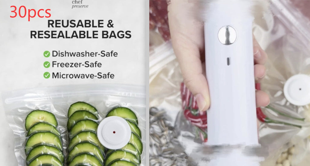Electric Handheld Vacuum Pump & Vacuum Storage Bags