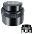 53mm Coffee Tamper Spring-Loaded Stainless Steel Flat Base Barista Leveler – Silver