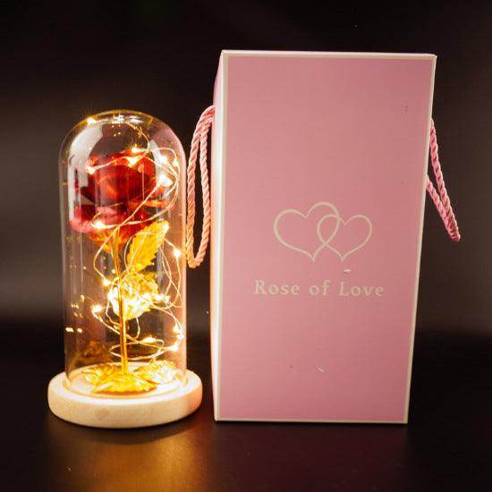 Bouquet Glass Cover Rose | Valentines Gifts for Girlfriend