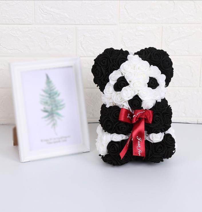 Valentine Foam Forever Rose Teddy Bear