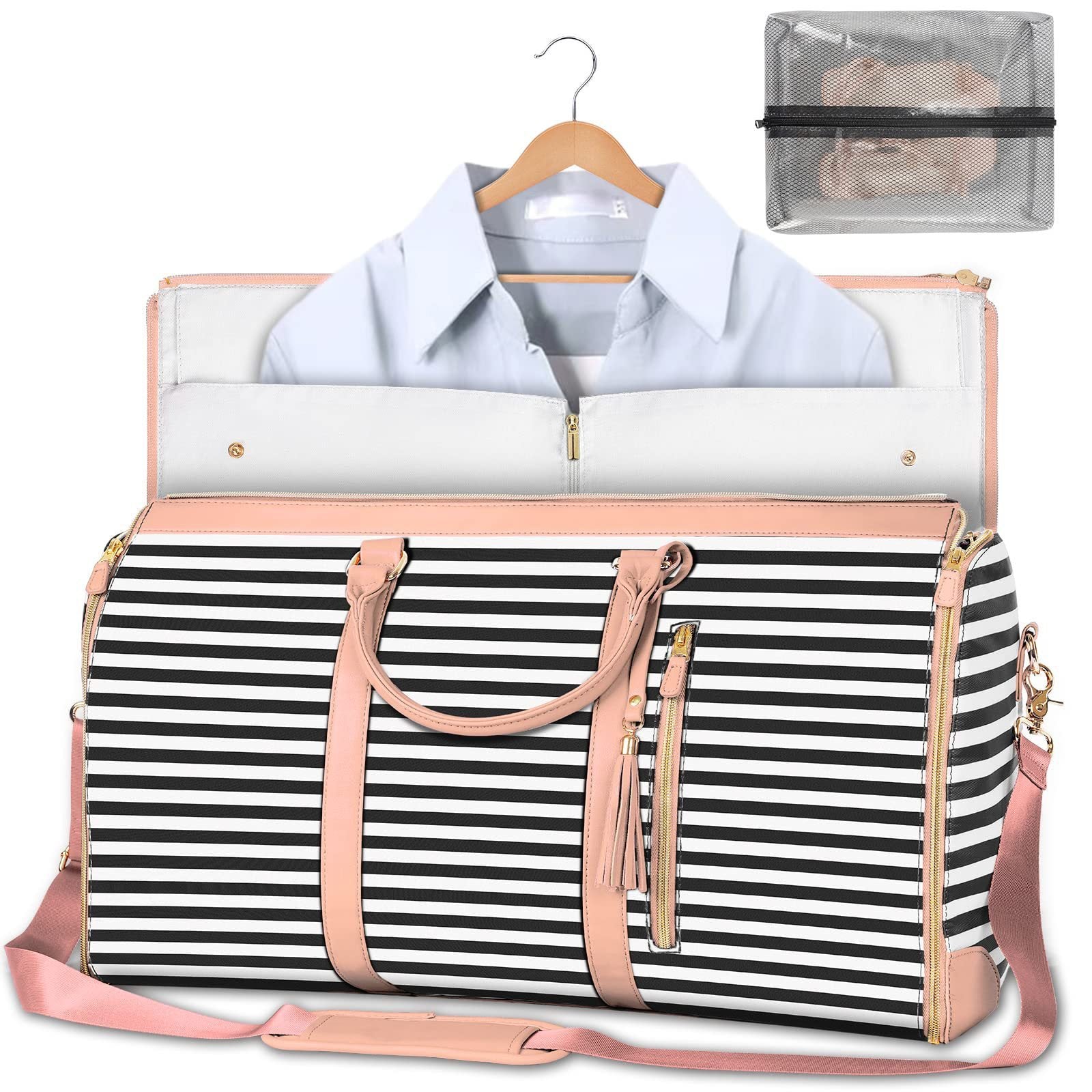 👜 Large Travel Duffle Bag – Waterproof Folding Suit & Clothes Tote