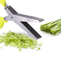 Multi-Layer Herb & Green Onion Scissors – Stainless Steel, 3 or 5 Blade Layers