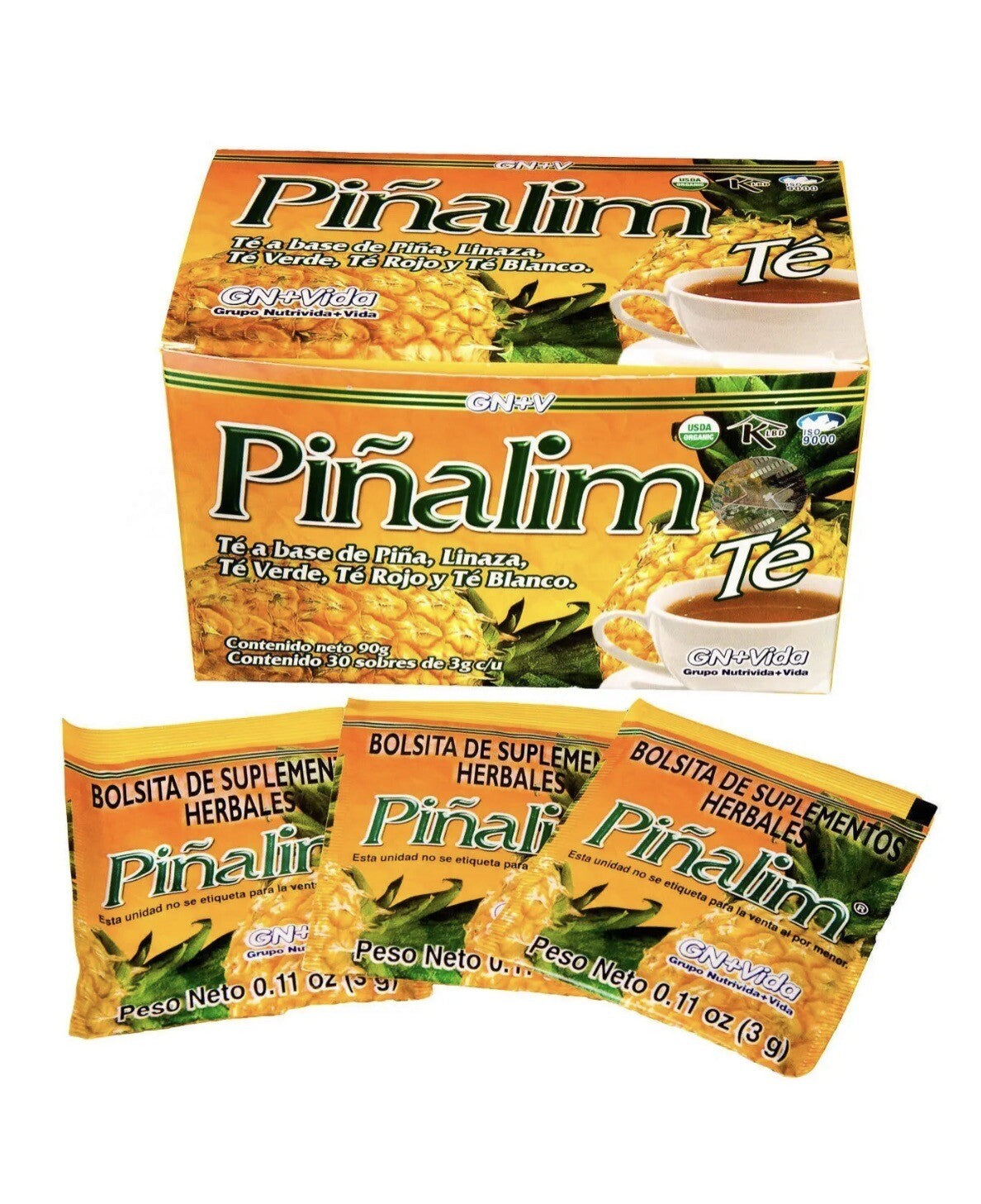 Pinalim Tea/Te de Mexican Version- Pineapple, Flax, Green Tea, White Tea