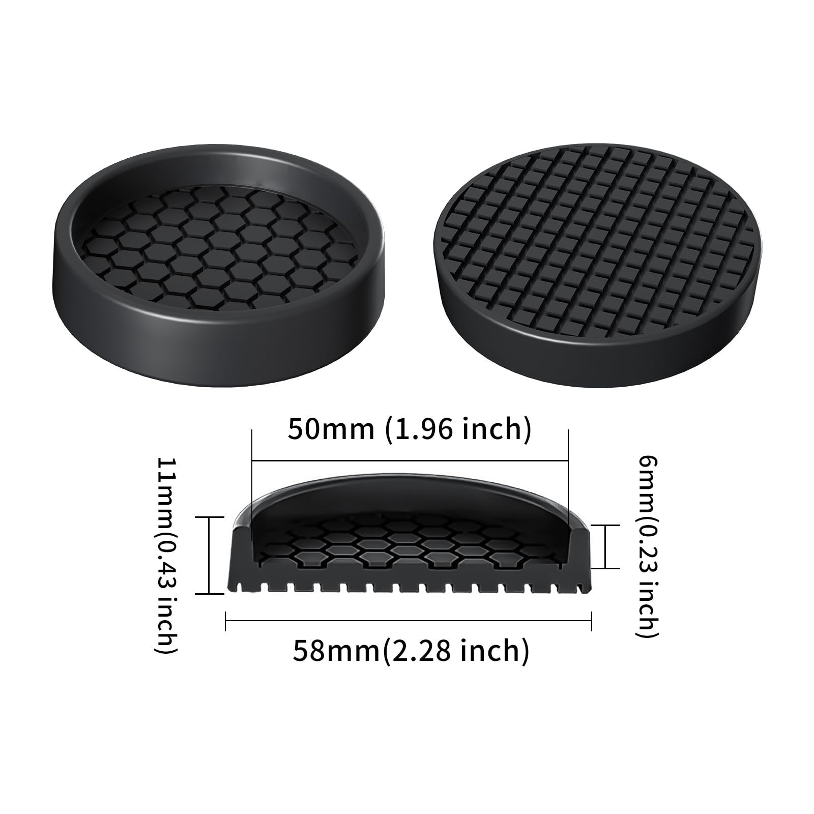 Furniture Caster Cups Pack of 12 Non-Slip Coasters