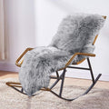 Large Fluffy Grey Rugs For living Room sheepskin